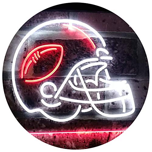 Sports Man Cave Football LED Light Sign - Way Up Gifts