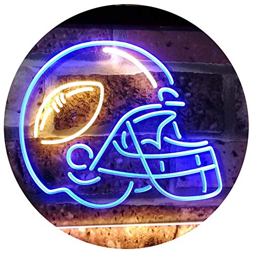 Sports Man Cave Football LED Light Sign - Way Up Gifts
