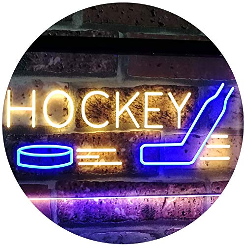 Sports Man Cave Hockey LED Light Sign - Way Up Gifts