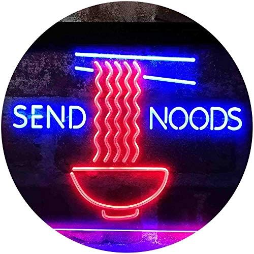 Humor Send Noods Noodles Home Decoration LED Light Sign - Way Up Gifts
