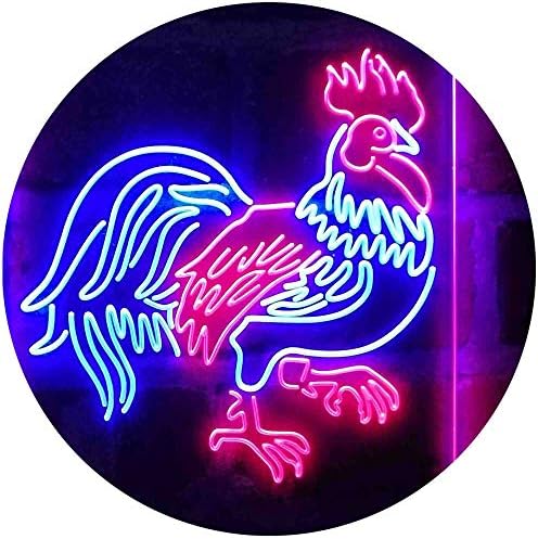 Rooster Chicken Lover Kid Room LED Light Sign - Way Up Gifts