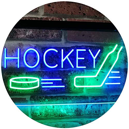 Sports Man Cave Hockey LED Light Sign - Way Up Gifts