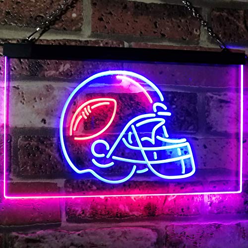 Sports Man Cave Football LED Light Sign - Way Up Gifts
