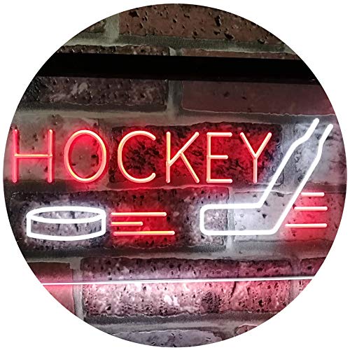 Sports Man Cave Hockey LED Light Sign - Way Up Gifts