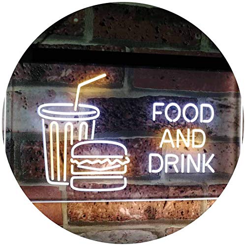 Soda Burgers Food and Drink LED Light Sign - Way Up Gifts