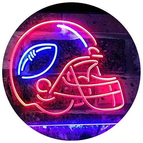 Sports Man Cave Football LED Light Sign - Way Up Gifts
