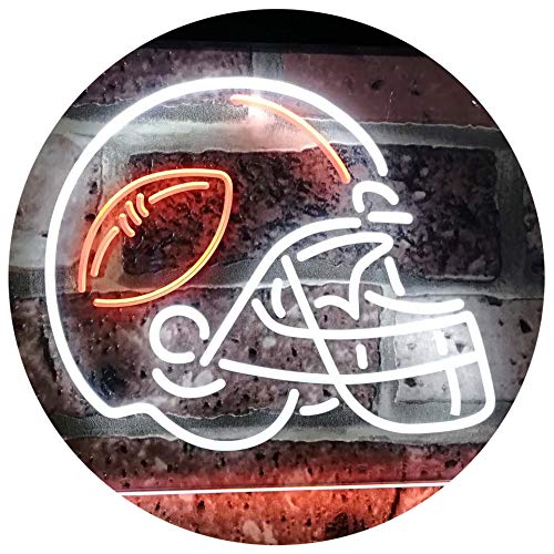 Sports Man Cave Football LED Light Sign - Way Up Gifts