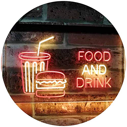 Soda Burgers Food and Drink LED Light Sign - Way Up Gifts