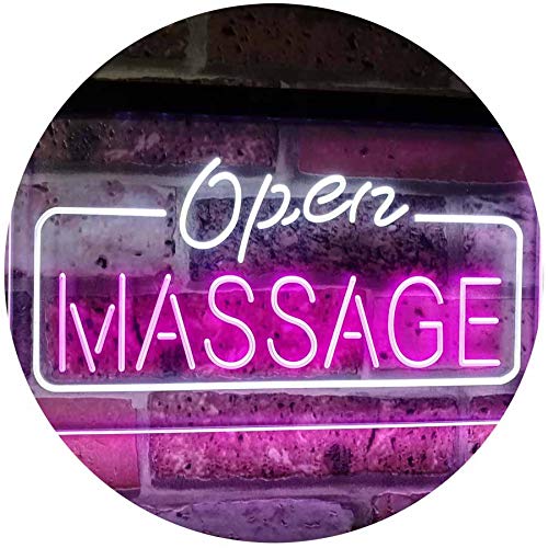 Open Massage LED Light Sign - Way Up Gifts
