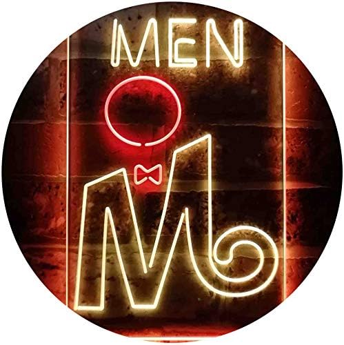 Retro Men Toilet Restroom LED Light Sign - Way Up Gifts