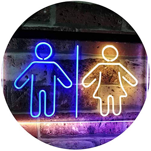Restrooms LED Light Sign - Way Up Gifts