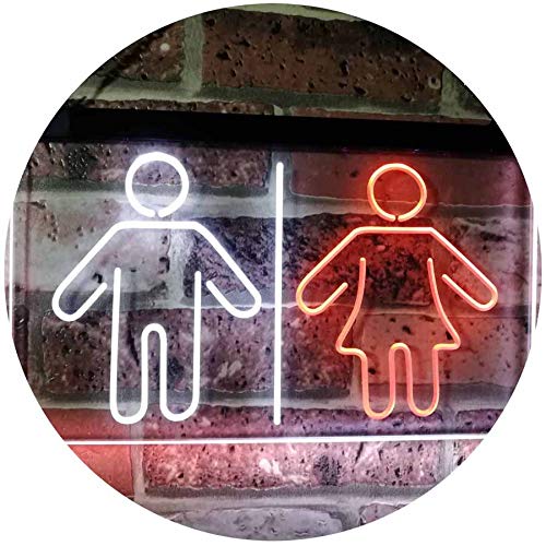Restrooms LED Light Sign - Way Up Gifts