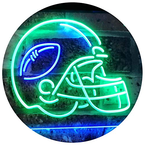 Sports Man Cave Football LED Light Sign - Way Up Gifts