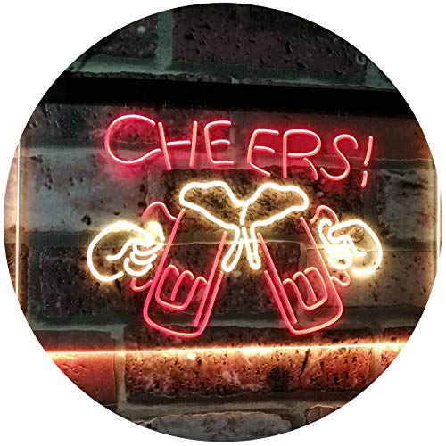 Beer Mugs Cheers LED Light Sign - Way Up Gifts