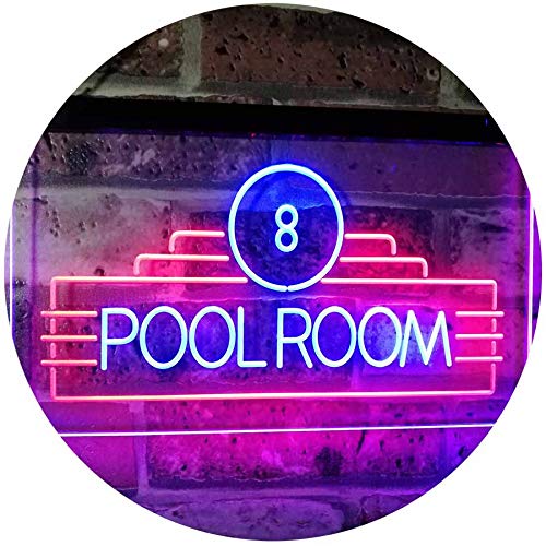 Billiards Pool Room LED Light Sign - Way Up Gifts