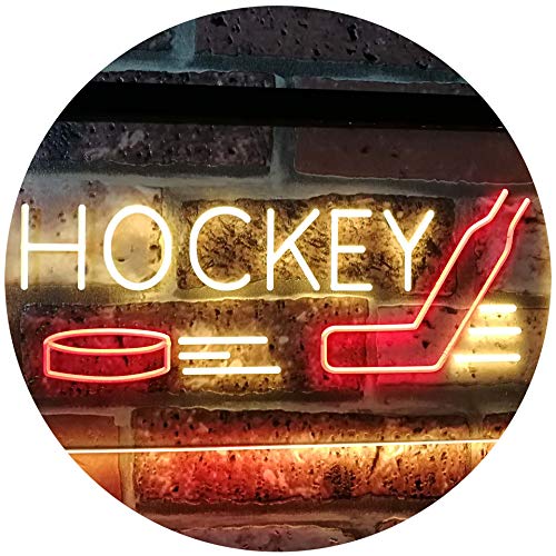 Sports Man Cave Hockey LED Light Sign - Way Up Gifts