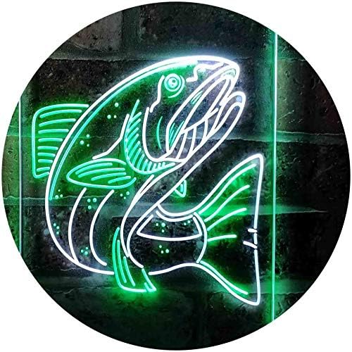 Salmon Fish LED Light Sign - Way Up Gifts