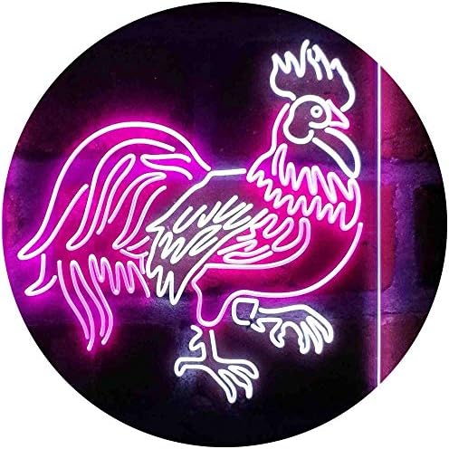 Rooster Chicken Lover Kid Room LED Light Sign - Way Up Gifts