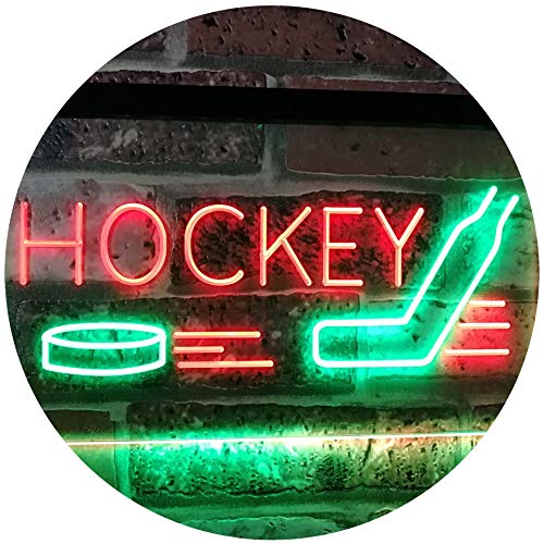 Sports Man Cave Hockey LED Light Sign - Way Up Gifts