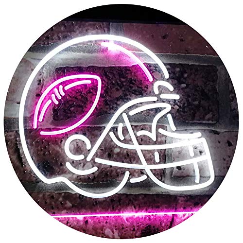 Sports Man Cave Football LED Light Sign - Way Up Gifts