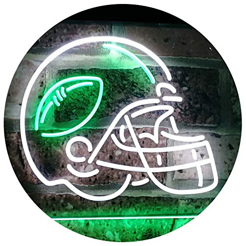 Sports Man Cave Football LED Light Sign - Way Up Gifts
