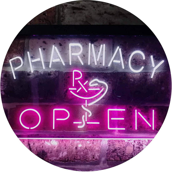 RX Pharmacy Open LED Light Sign - Way Up Gifts