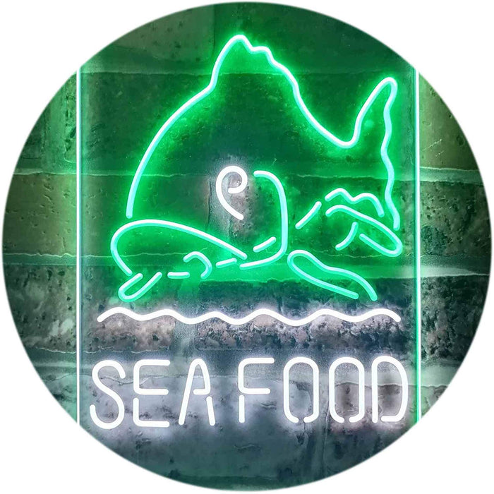 Seafood LED Light Sign - Way Up Gifts