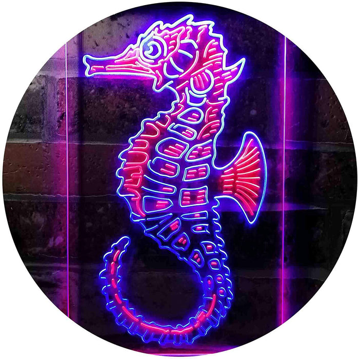 Ocean Decor Beach Seahorse LED Light Sign - Way Up Gifts