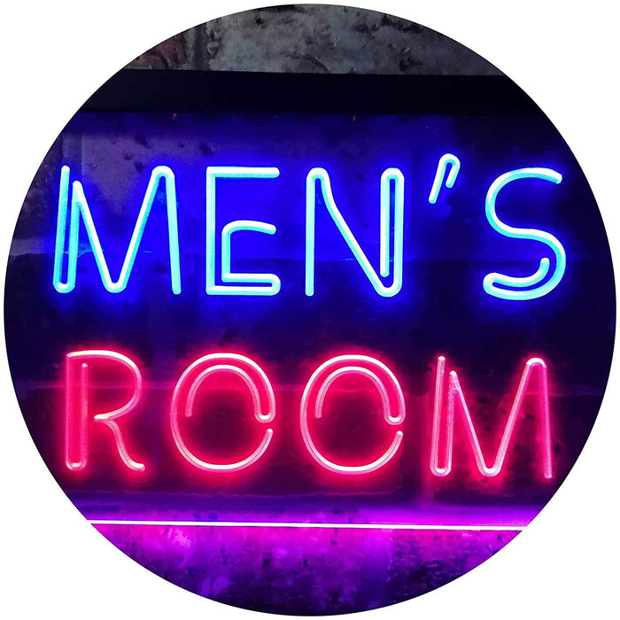 Bathroom Restroom Men's Room LED Light Sign - Way Up Gifts