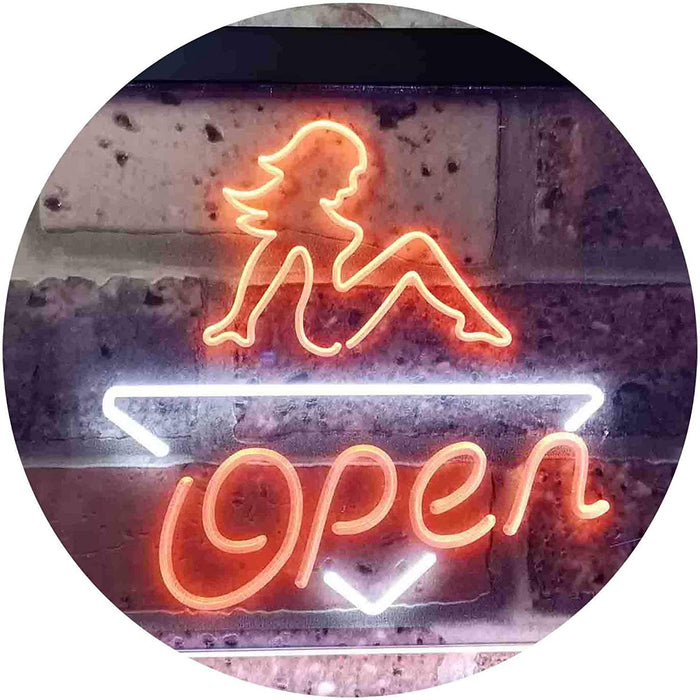 Sexy Girl Open LED Light Sign - Way Up Gifts
