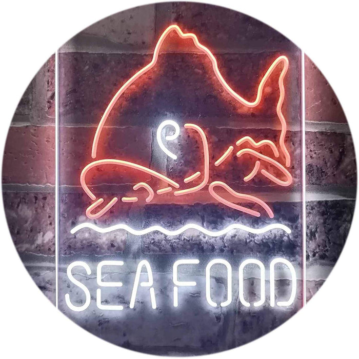 Seafood LED Light Sign - Way Up Gifts