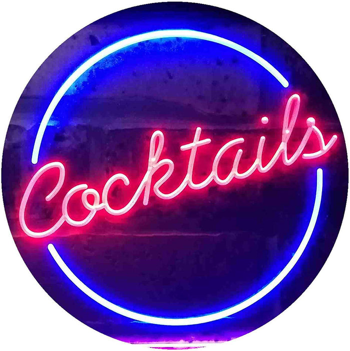 Cocktails Bar LED Light Sign - Way Up Gifts