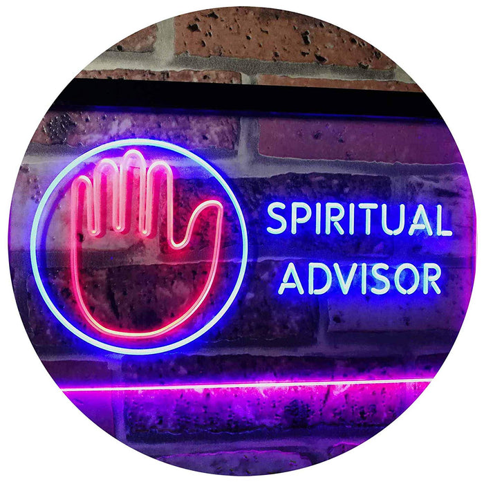 Psychic Spiritual Advisor LED Light Sign - Way Up Gifts