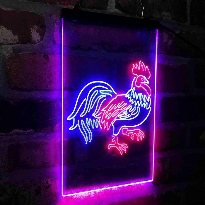 Rooster Chicken Lover Kid Room LED Light Sign - Way Up Gifts