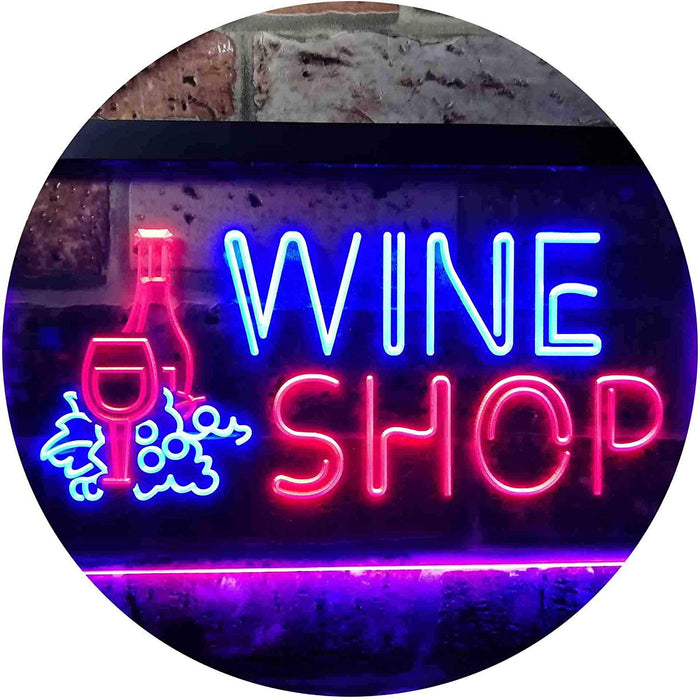 Wine Shop LED Light Sign - Way Up Gifts