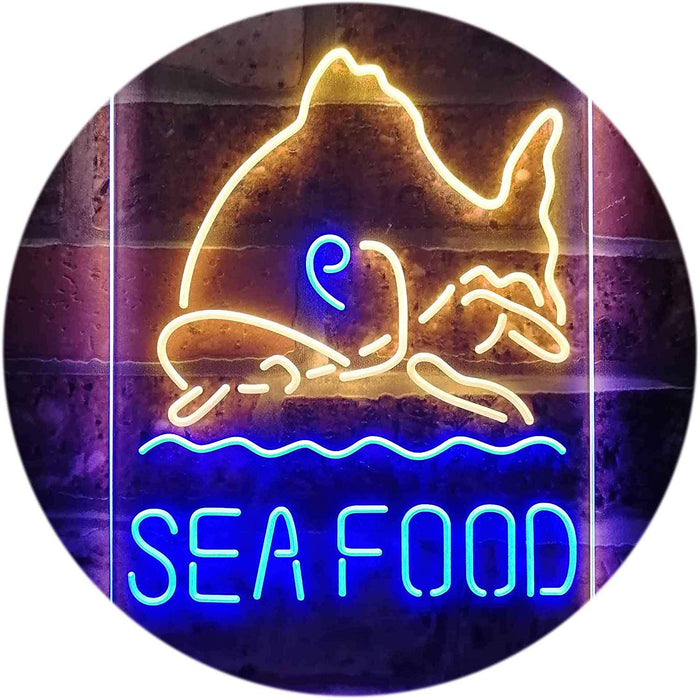 Seafood LED Light Sign - Way Up Gifts