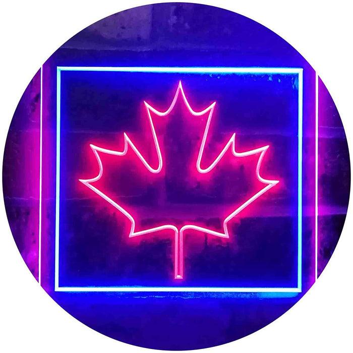 Canada Canadian Maple Leaf LED Light Sign - Way Up Gifts