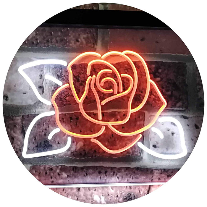 Rose Flower LED Light Sign - Way Up Gifts