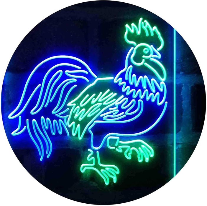 Rooster Chicken Lover Kid Room LED Light Sign - Way Up Gifts