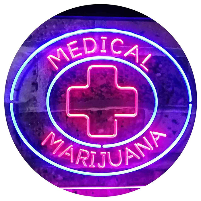 Medical Marijuana LED Light Sign - Way Up Gifts