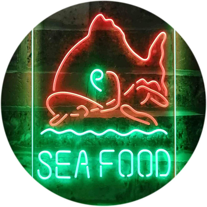 Seafood LED Light Sign - Way Up Gifts