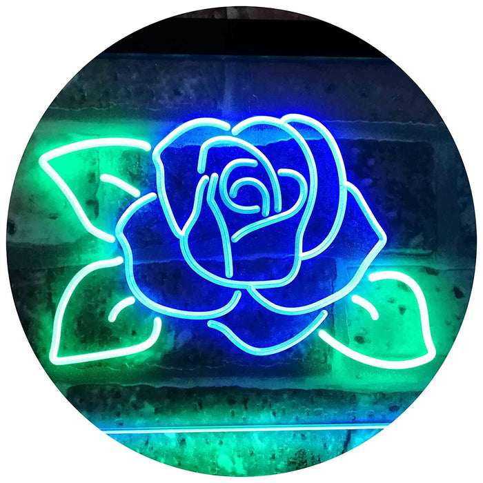 Rose Flower LED Light Sign - Way Up Gifts