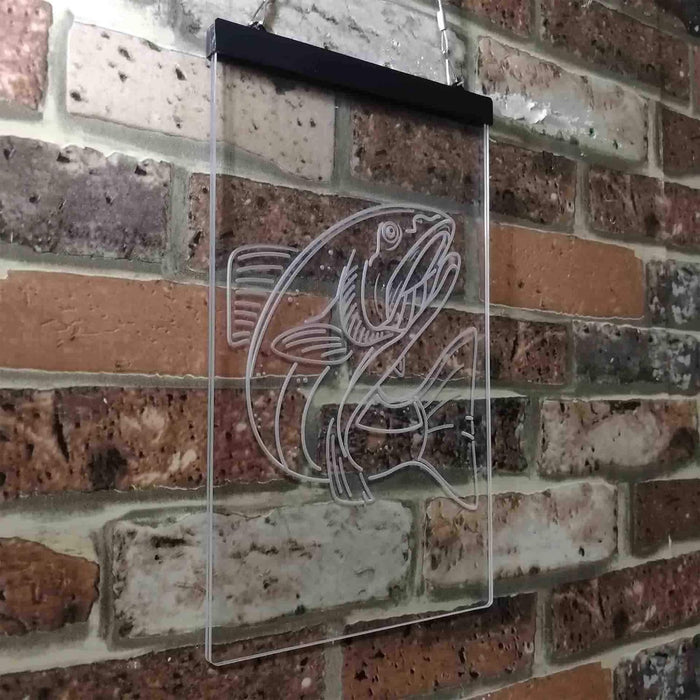 Salmon Fish LED Light Sign - Way Up Gifts