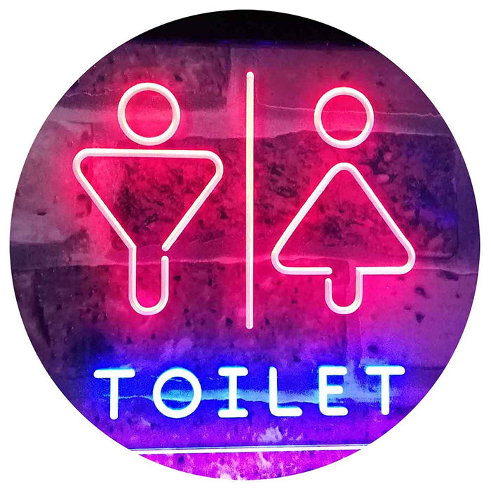 Male Female Restrooms Toilet LED Light Sign - Way Up Gifts