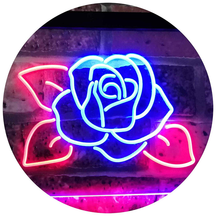 Rose Flower LED Light Sign - Way Up Gifts