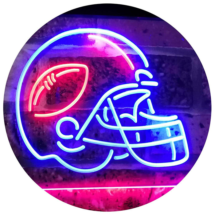 Sports Man Cave Football LED Light Sign - Way Up Gifts