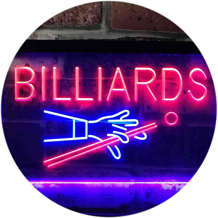 Pool Billiards LED Light Sign - Way Up Gifts
