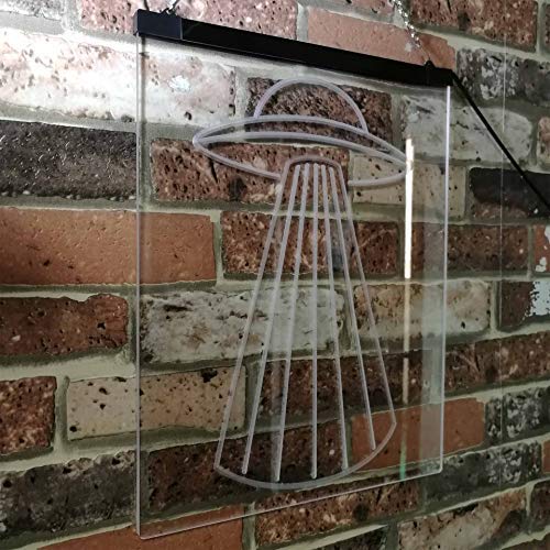 Space Ship UFO LED Light Sign - Way Up Gifts