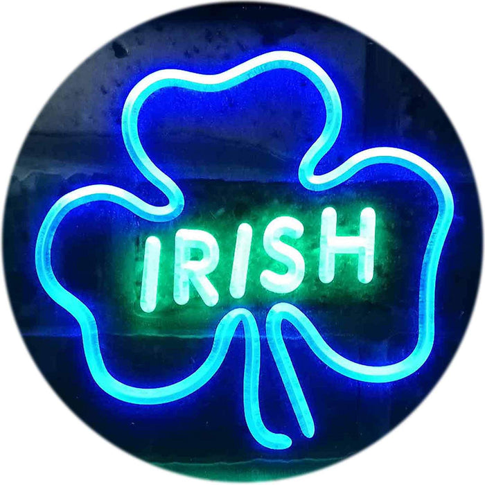 Shamrock Irish LED Light Sign - Way Up Gifts