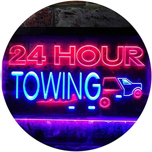 24 Hour Towing LED Light Sign - Way Up Gifts